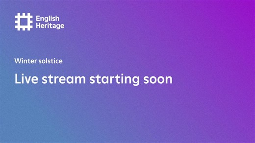 English Heritage Winter Solstice Livestream 2025 - Live from Stonehenge This winter solstice, join us for a special sunrise livestream from the ancient stones as we welcome the return of longer days. Our cameras will share beautiful views of Stonehenge, accompanied by a calming soundscape and some live intermissions of the hum of the crowd, so you can enjoy this special occasion from the comfort of your own home, wherever you are in the world. Sunrise is at 08.08am GMT. | English Heritage