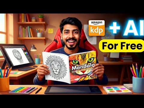How to Create & Publish Coloring Books on Amazon KDP with AI (Full Tutorial 2026)