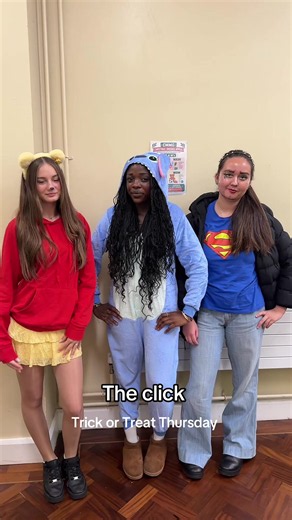 The click for Halloween #cmmgalway #dressup #winniepooh #superwoman #liloandstitch