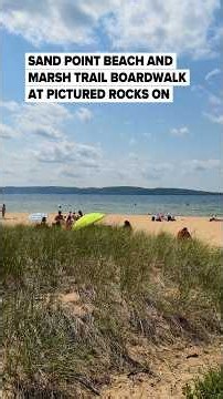 Sand Point beach and trails at Pictured Rocks National Lakeshore