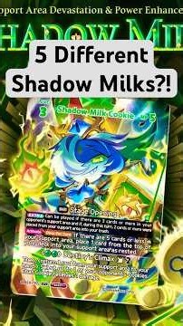 Shadow Milk is LOVED TOO MUCH! 5 Shadow Milk Cookies Revealed!