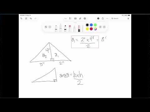 How to Calculate the Area of a Triangle - Grade 6 - Eureka Math Sample Math Problems