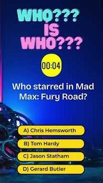 10 Mixed Movie & Actor Questions – Can You Get 10/10? 🎬 Quiz Challenge (Chapter 4)