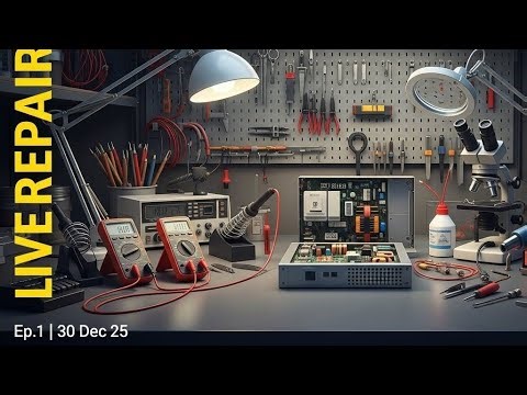 Live Electronics Repair Ep.1 | Circuit Fix | 30 Dec 2025
