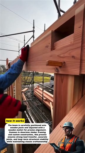 Heavy Timber Beam Installation Using Traditional Framing Techniques