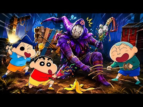 SHINCHAN & FRIENDS TROLLED THE WRAITH 😂 | Funniest Dead by Daylight Match Ever! 🎈💀