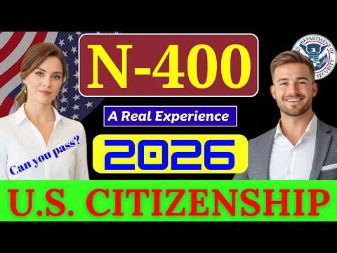 2026 New Actual Interview of U.S. citizenship, Full N-400 Naturalization Interview, Small talk #n400