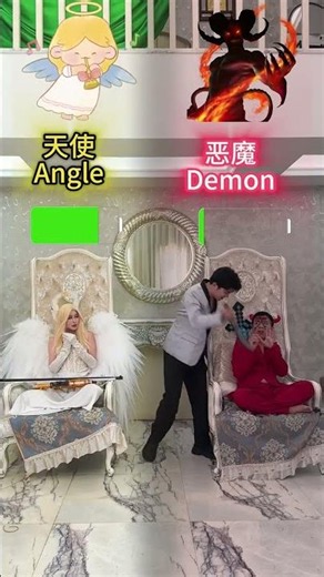 The choice of angels and demons#shorts#Fairy #fairytales #kpop
