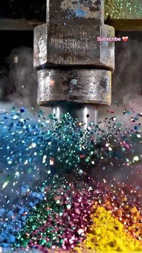Color Powder Explosion 😳💥 | Don’t Blink! Most Satisfying Crush #shorts