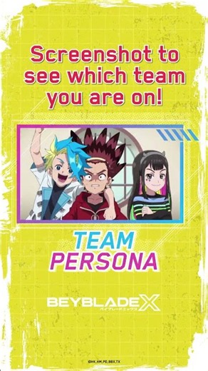 YOUR NEW TEAM IS... 🤩 Screenshot to Reveal! 📸 #beybladex #games #shorts