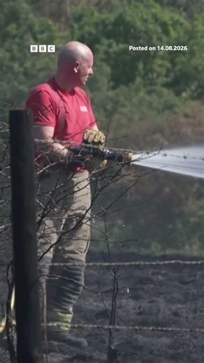 Fighting grass fires with the London Fire Brigade