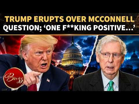 Trump Erupts During Interview; McConnell Question Takes A WILD Turn | WATCH