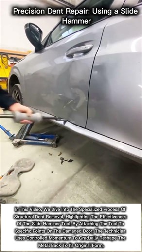Precision Dent Repair: Using a Slide Hammer