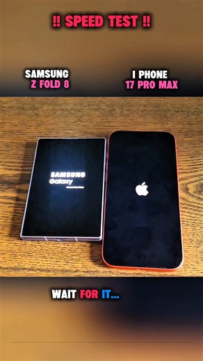 🥶🚀 I PHONE 17 PRO MAX VS SAMSUNG Z FOLD 8 SPEED TEST !!