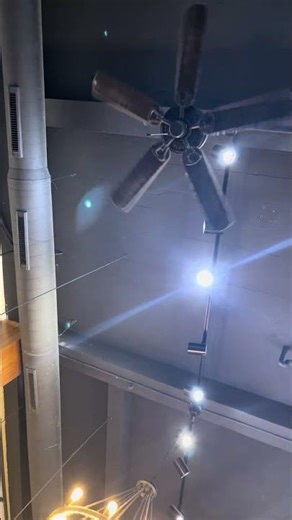 52" Harbor Breeze Calera ceiling fans running on low