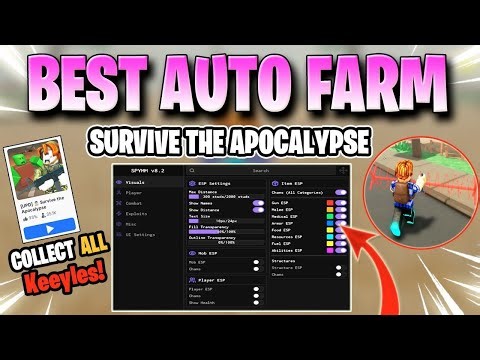 SURVIVE THE APOCALYPSE SCRIPT *NO KEY* AUTO FARM, AUTO PICKUP, KILL AURA & MORE! ✅🥇