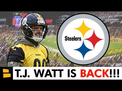 HE’S BACK - T.J. Watt Officially Playing vs. The Ravens In Week 18 | Steelers Injury Report