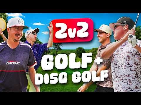 GOLF + DISC GOLF Doubles Battle (Part 1/2)