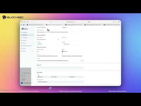 08 Phalcon Security Demo: Building Custom Monitors for Advanced Web3 Threat Detection