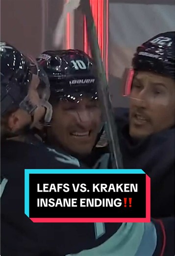 Leafs vs Kraken insane ending: Maple Leafs vs Seattle Kraken highlights