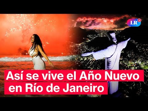 Así se vive el Año Nuevo en Río: fiesta masiva en Copacabana logra récord Guinness #LR