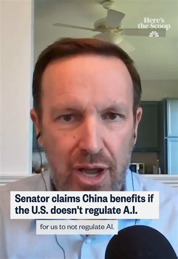 On the next “Here's the Scoop: Election Edition,” Democratic Sen. Chris Murphy tells NBC News’ Garrett Haake why he believes China stands to benefit if the U.S. backs away from AI regulation.