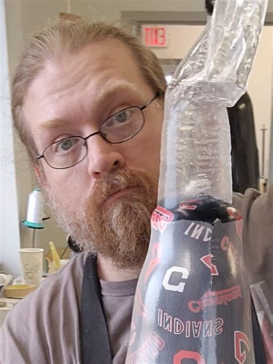I loved Major League and Drew Carey growing up #cleveland #indians #prosthetic #socket #satisfying lamination