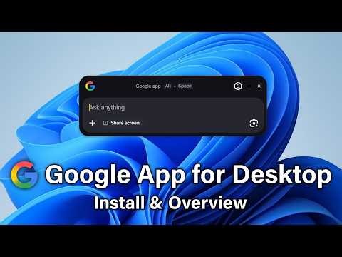 Google App for Desktop : Google's Spotlight Search for Windows