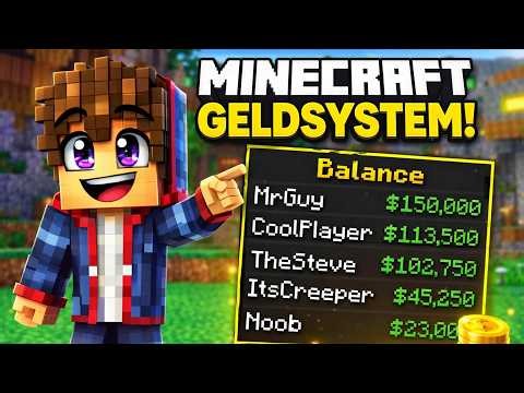 Minecraft GELDSYSTEM erklärt! (Scoreboard Tutorial)