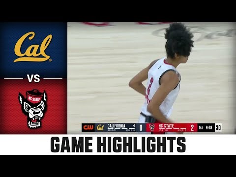 Cal vs. NC State Game Highlights | 2025-26 ACC Women's Basketball