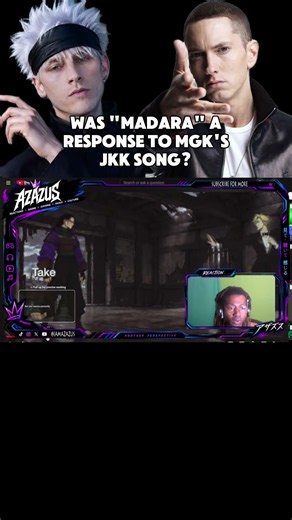 WAS "MADARA" A RESPONSE TO MGK'S "JJK"? [FULL REACTION ON MY CHANNEL] #eminem #mgk #madara