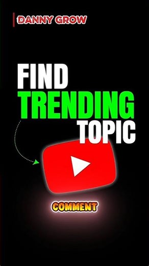 Find Trending Topics for YouTube Videos in 2026 🔥 #youtubeshorts