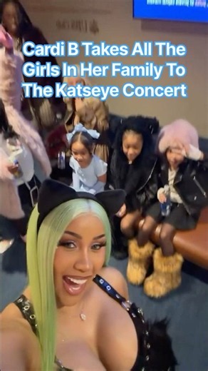 Cardi B Takes All The Girls In Her Family To The Katseye Concert #tamtonight