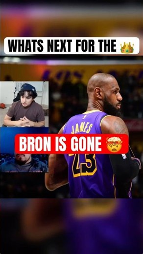 WHERE IS BRON GOING 👀#nba #lakers #lebron #bron #gone @Whrisss