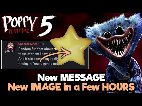 Poppy Playtime Chapter 5 - New Official Messages and New Teaser PICTURE in a FEW HOURS