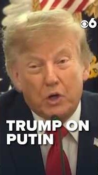 Trump responds to question about Putin during Russia negotiations