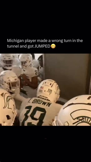 Football Content on Instagram: "Rivalries can have real consequences. After the Michigan–Michigan State game, multiple MSU players were caught on video jumping a Michigan player inside the tunnel, and it wasn’t swept under the rug. Eight Michigan State players were suspended, four were charged, and two were later dismissed from the program. The incident sparked national outrage, a police investigation, and forced the Big Ten to overhaul postgame tunnel security. What started as rivalry trash tal