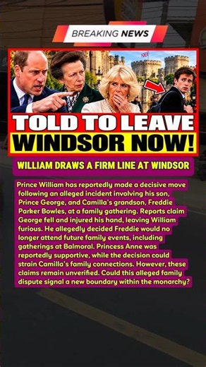 Prince William’s Reported Ban on Camilla’s Grandson Sparks Royal Family Drama