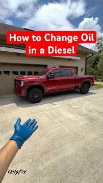 How to PROPERLY Change Oil in a Diesel (My 1st New Truck)