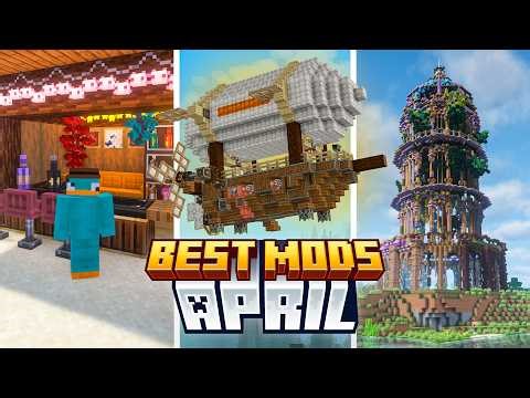 TOP 10 BEST New Minecraft Mods Released This April! (1.21.1 / 1.20.1)