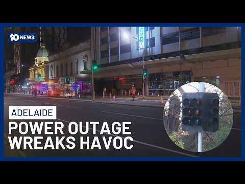 Burst Water Main Triggers Power Outage And Wreaks Havoc In Adelaide CBD | 10 News