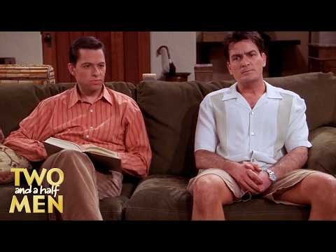 News Alert: Womanizer Asks Divorced Man for Dating Advice | Two and a Half Men