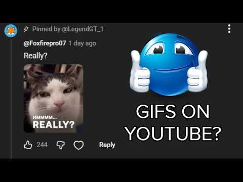 How to put GIFs in YouTube Comments! (PC)