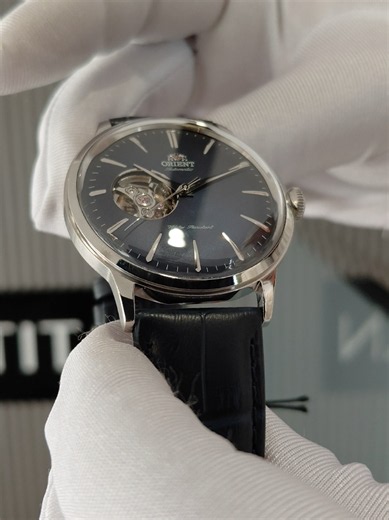 Men’s watch that pops fast and boosts your style confidence; The ORIENT AUTOMATIC BAMBINO OPEN-HEART Men OW-RAAG0005 kshs 54,000 #orient #watchrecommendation #luxurywatches #watches #saazone