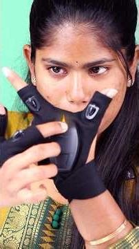 🤩 சரியான Gadget - Hand Light Gloves🔥 #shorts #ledlight #kids