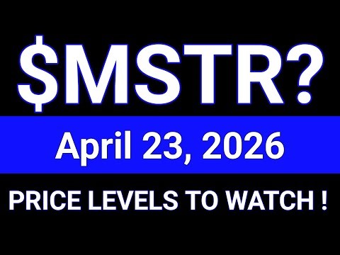 MSTR Stock (MicroStrategy Incorporated) MSTR Stock Technical Analysis | April 23, 2026
