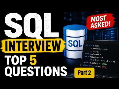 Top 5 SQL Interview Questions for Beginners | Part 2