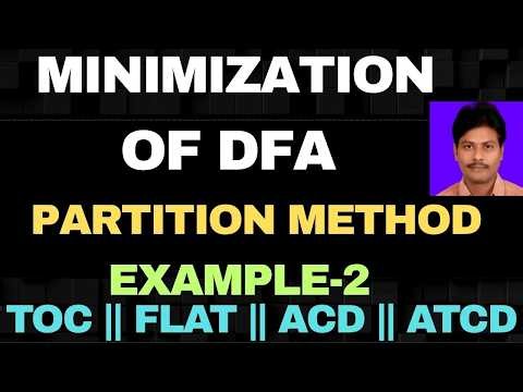Minimization of DFA (Finite Automata) || Partition Method || DFA Minimization || DFA || TOC || FLAT