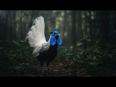 Found: The 'Alien' Bird With A Mating Dance That Defies Physics | Borneo