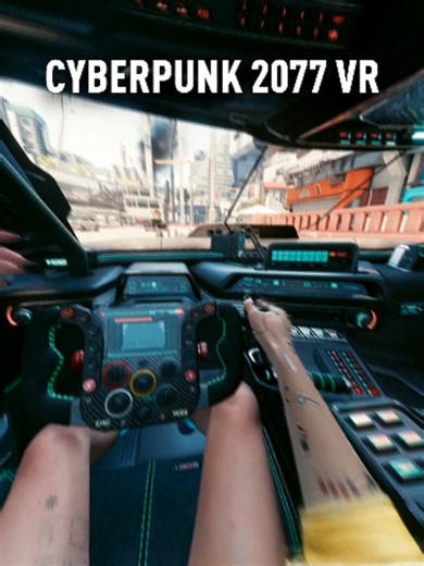 Cyberpunk 2077 VR's latest update now has motion controls, manual reloading (pistol), car motion controls, and most importantly it works with Braindance! #cyberpunk #cyberpunk2077 #braindance #vrmod
